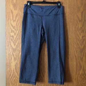 Blue/Grey Old Navy Active Cropped Legging